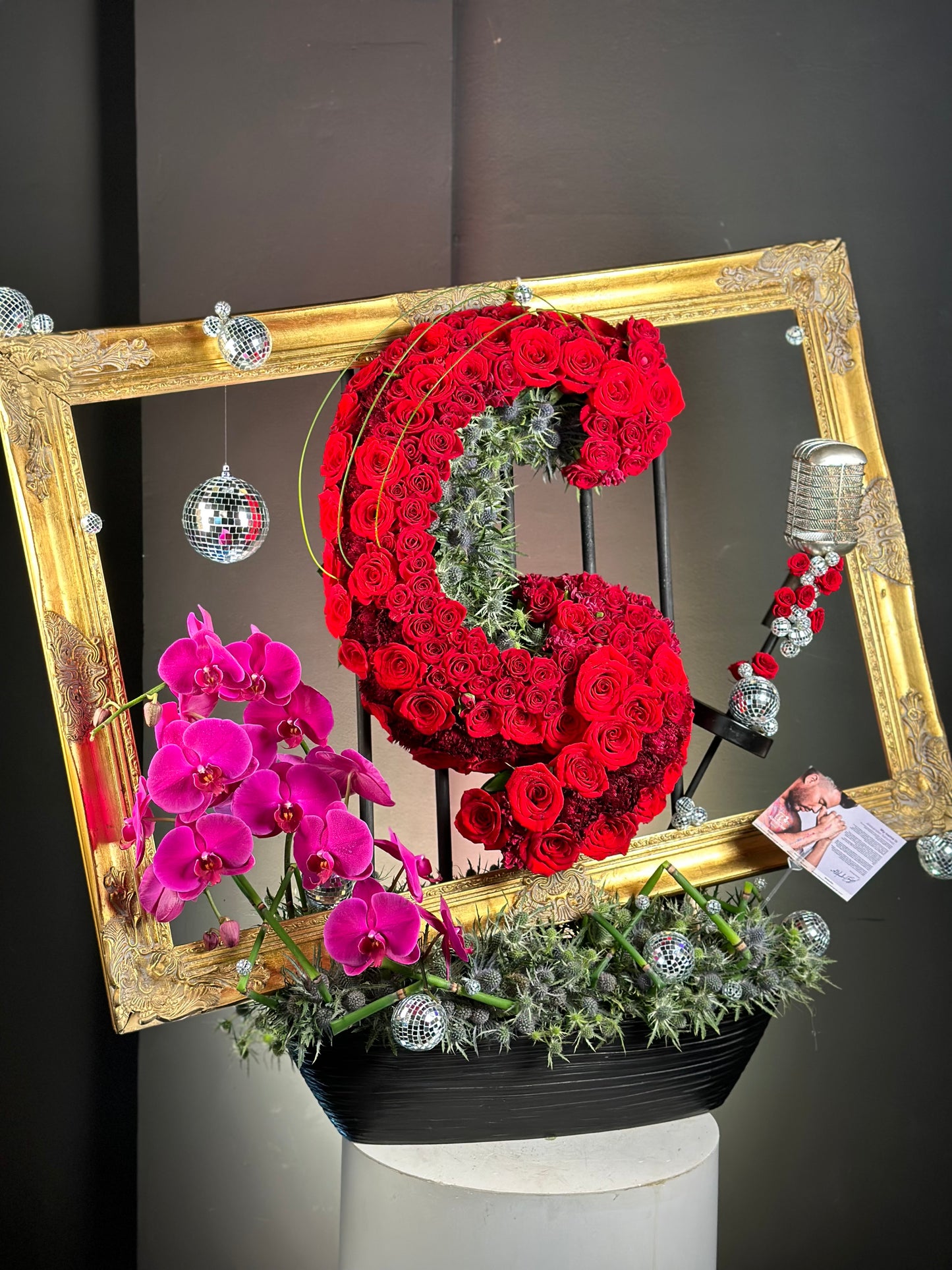 Special Letters Gold Frame