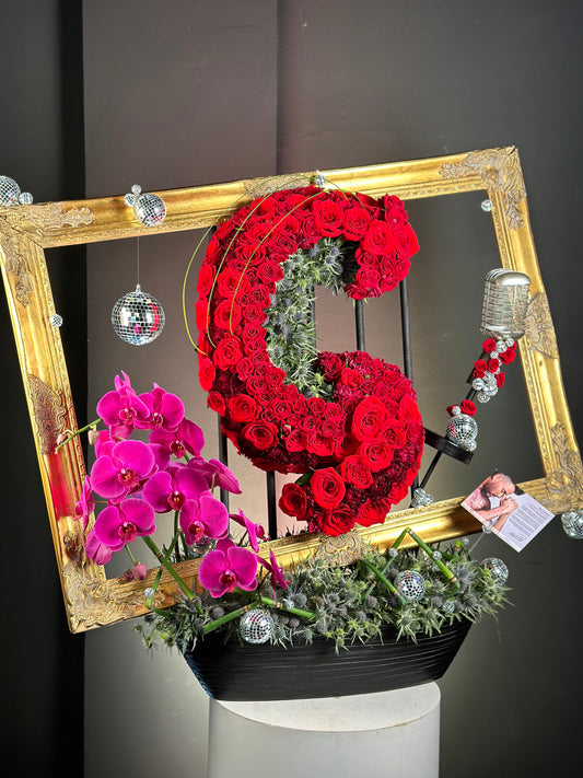 Special Letters Gold Frame