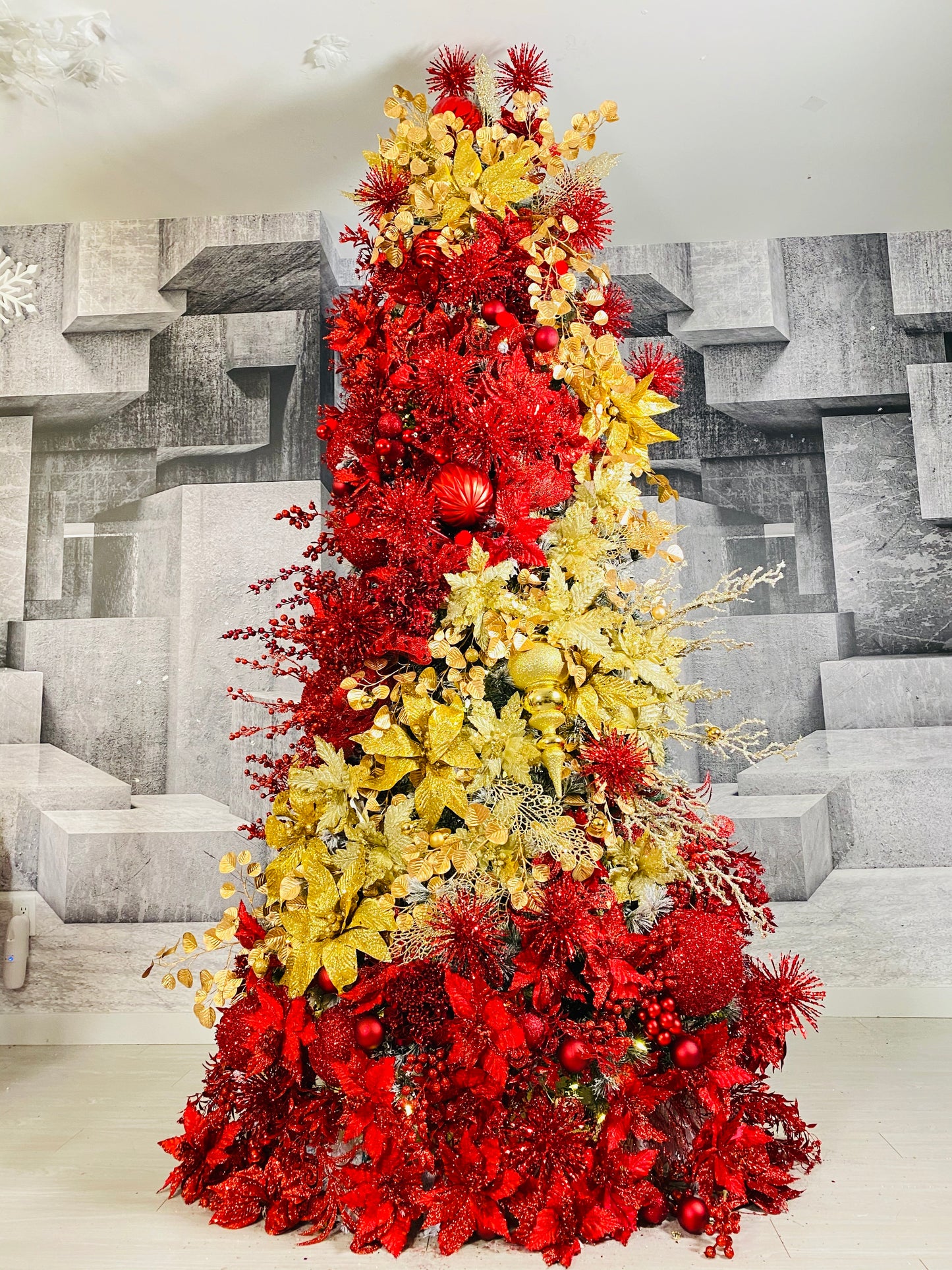 Red and Gold Elegance